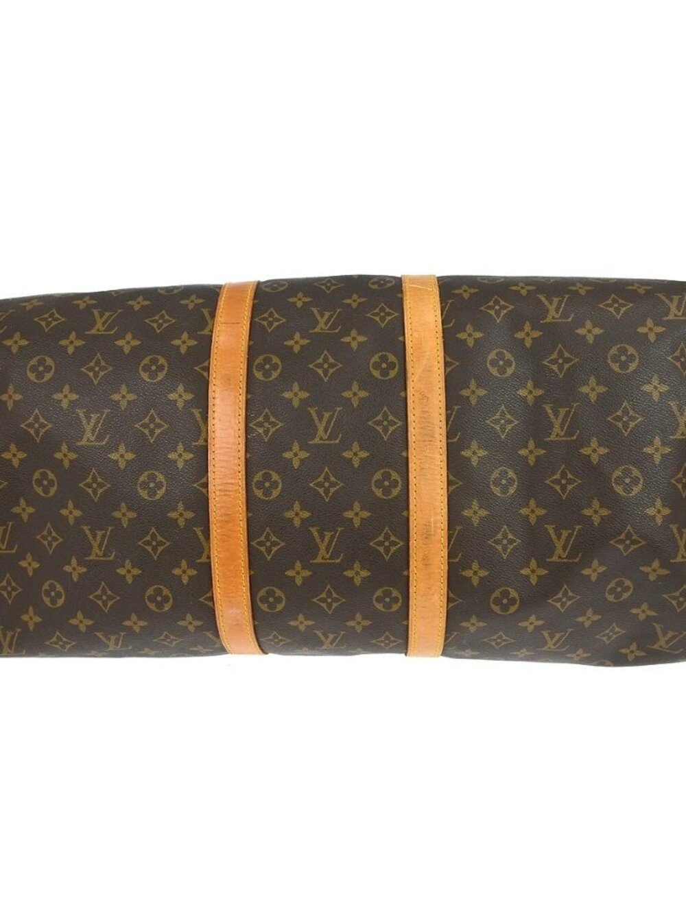 Best03 LOUIS VUITTON KEEPALL BANDOULIERE 55 TRAVEL BAG - Picture 10 of 15